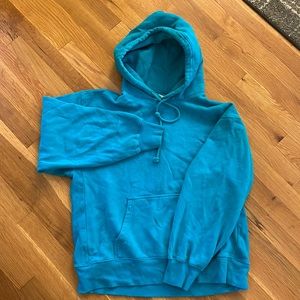 TNA Cozy Boyfriend Hoodie in Teal